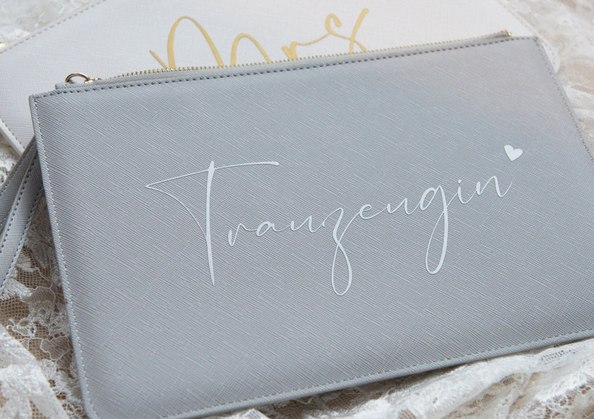 Clutch "Mrs" personalisierbar - Jellies Design