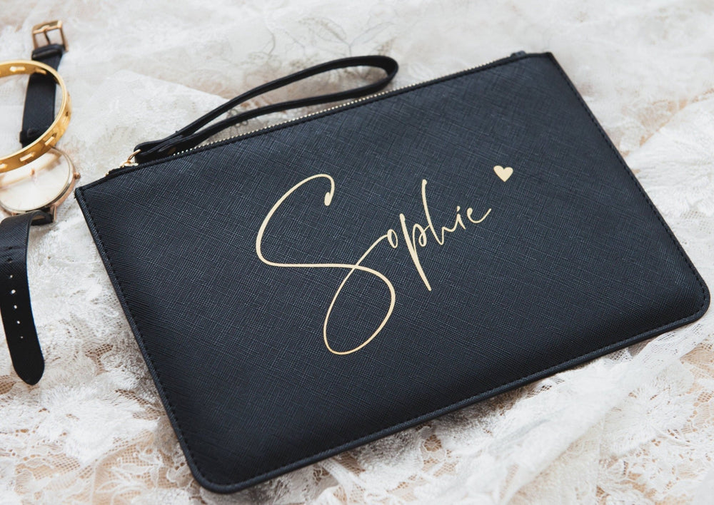 Clutch mit Namen personalisierbar - Jellies Design