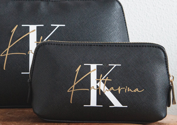 Kosmetiktasche Monogramm, personalisierbar