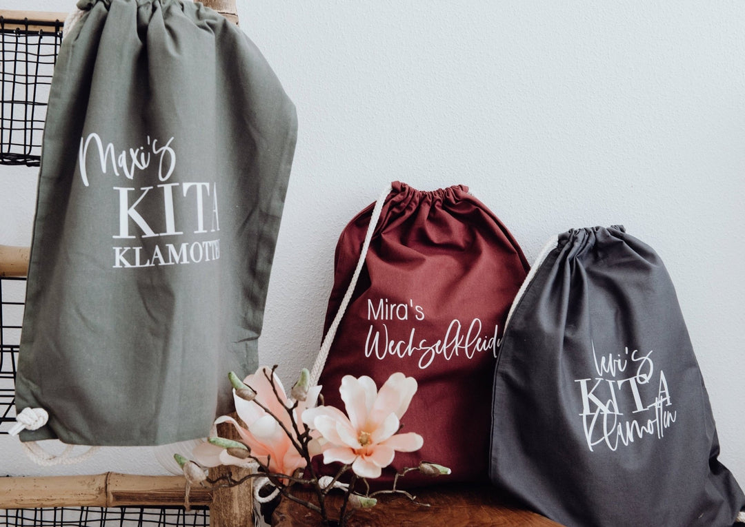 Turnbeutel für Kinder, personalisierbar - Jellies Design