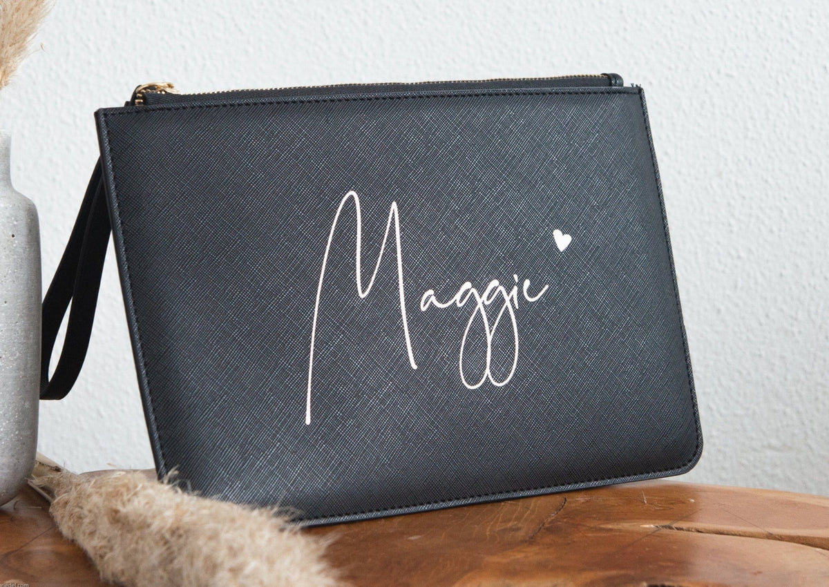 Clutch mit Namen personalisierbar - Jellies Design