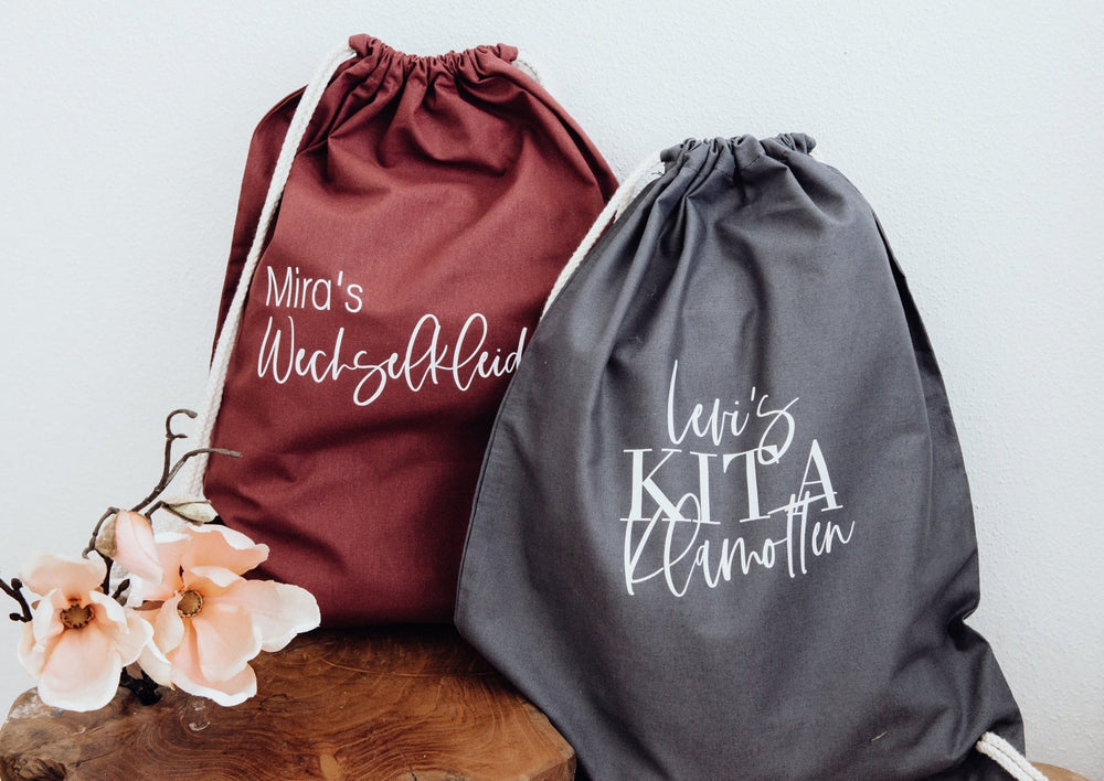 Turnbeutel für Kinder, personalisierbar - Jellies Design