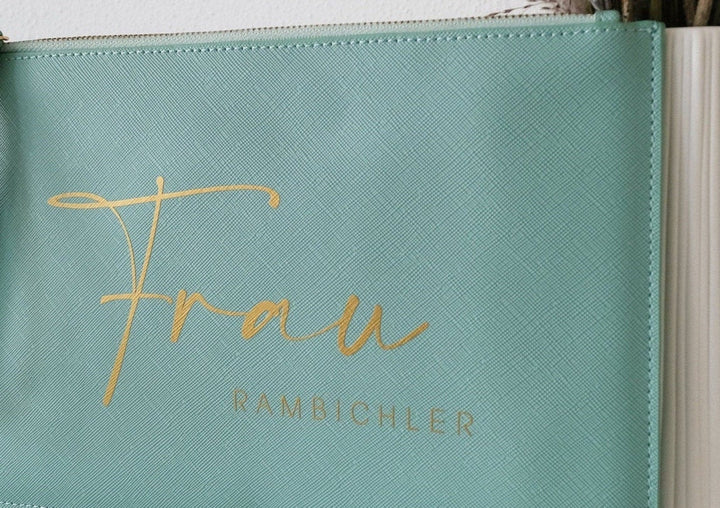 Clutch "Mrs" personalisierbar - Jellies Design