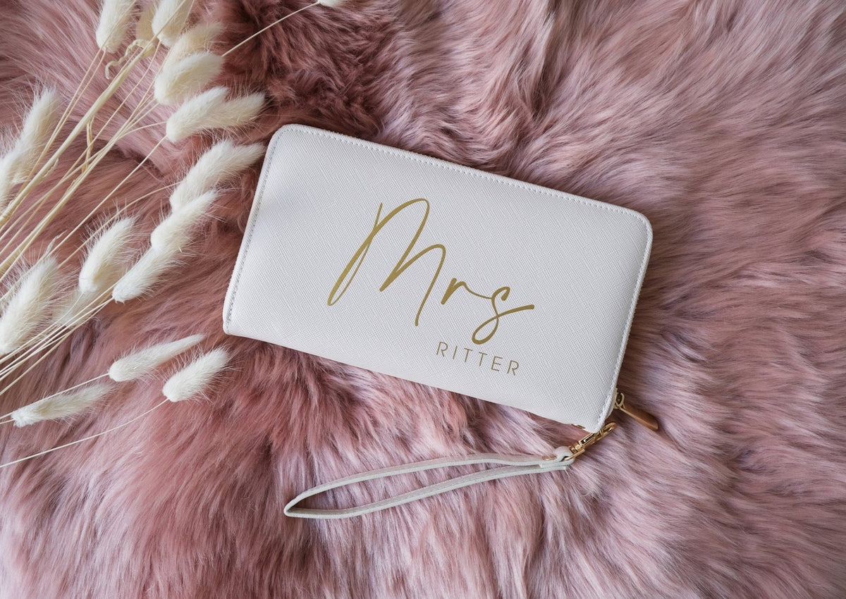 Große Geldbörse "MRS", personalisierbar - Jellies Design