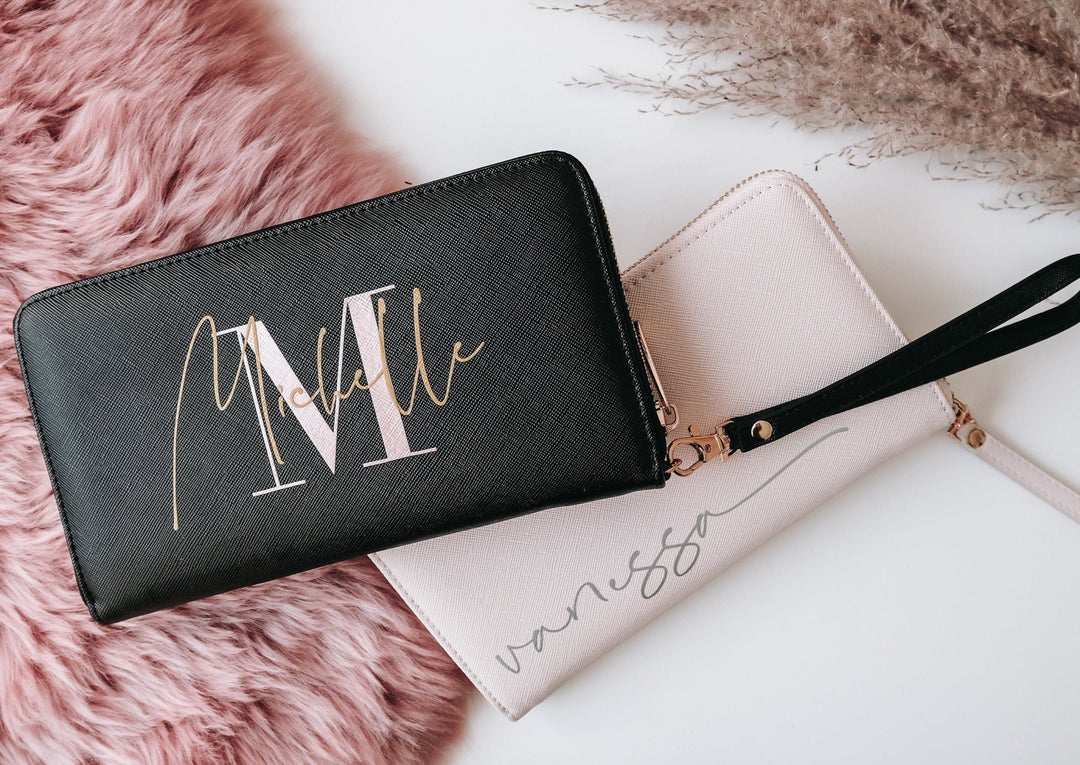 Große Gelbörse personalisierbar mit Namen - Jellies Design