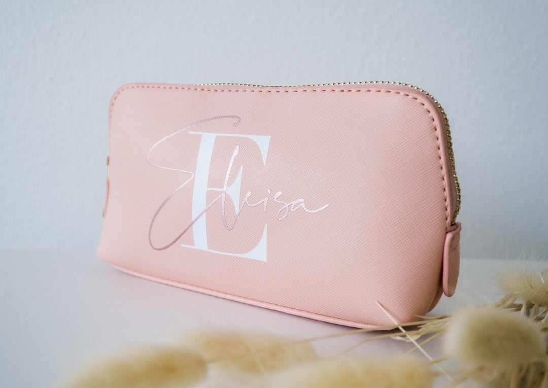 Kosmetiktasche Monogramm, personalisierbar