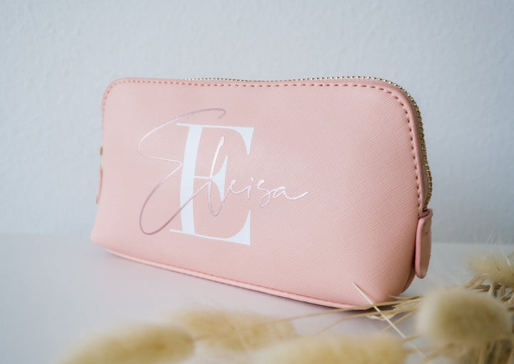 Kosmetiktasche Monogramm, personalisierbar