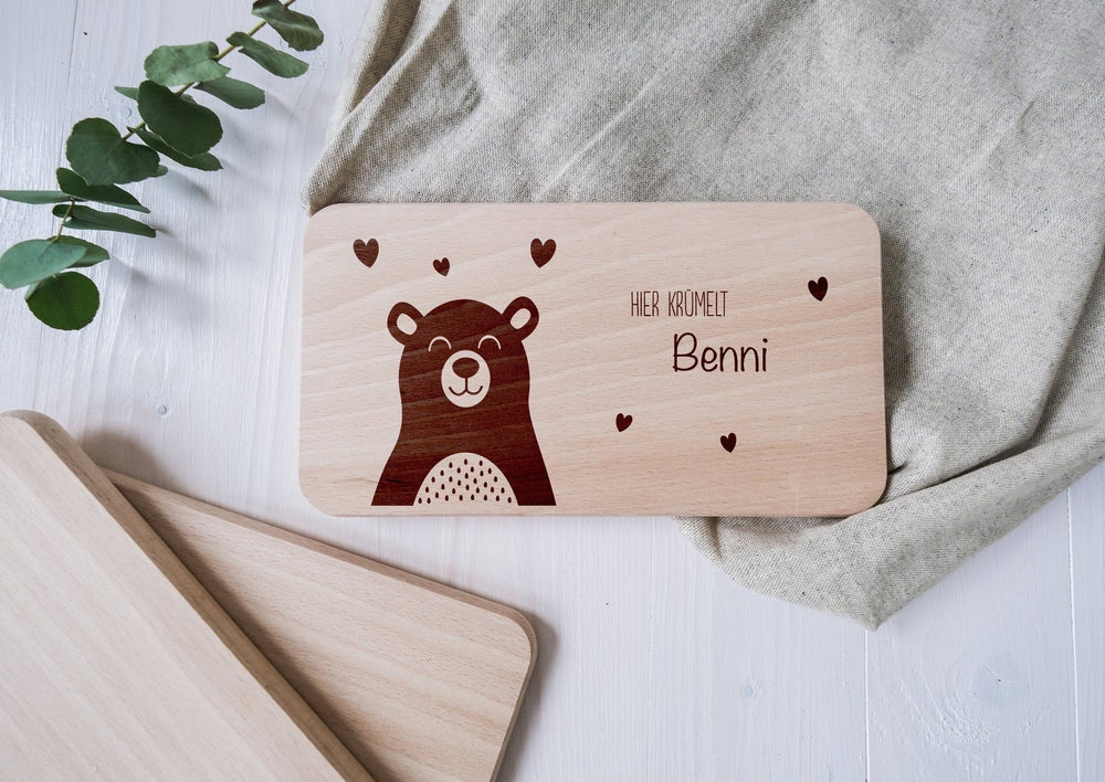 Schneidebrettchen "Tiermotive" personalisierbar - Jellies Design