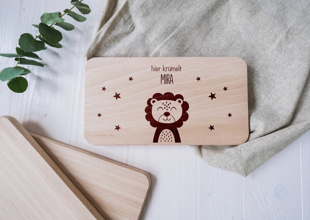 Schneidebrettchen "Tiermotive" personalisierbar - Jellies Design