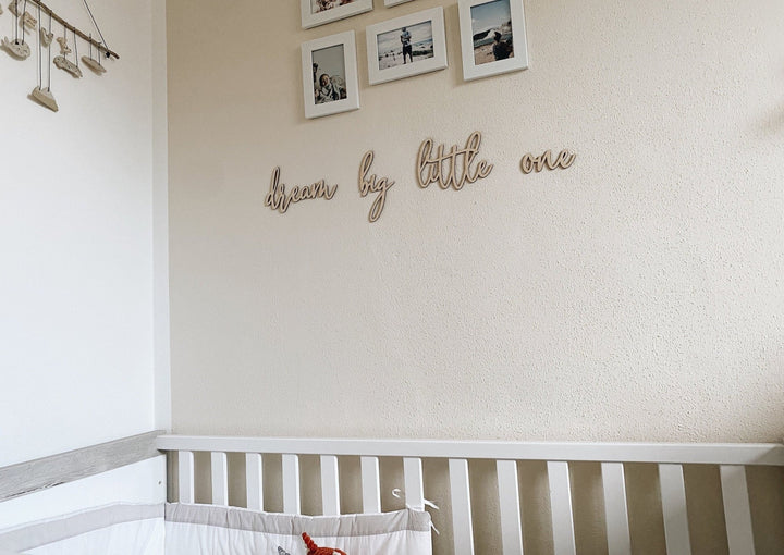 Wanddeko Kinderzimmer "dream big little one" - Jellies Design
