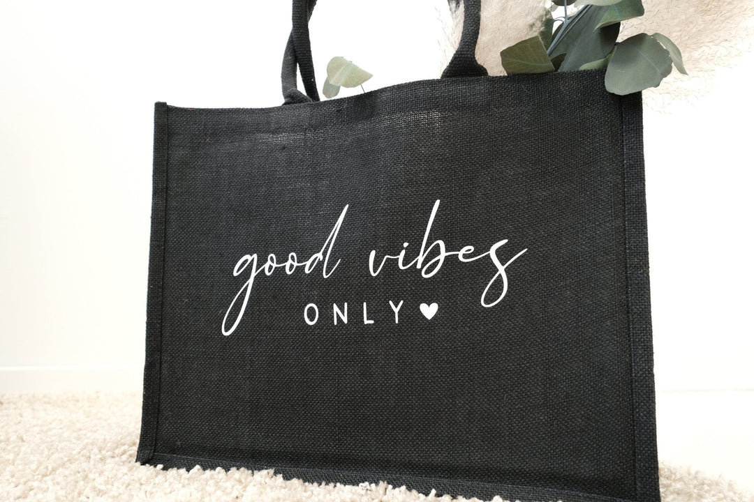 Jutetasche "good vibes only" - Jellies Design