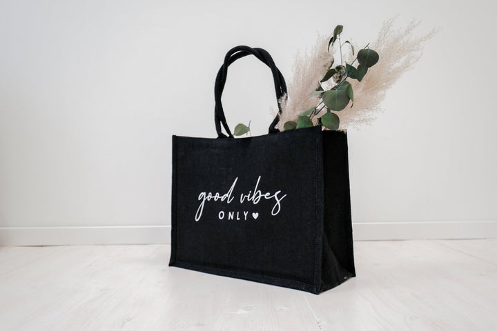 Jutetasche "good vibes only" - Jellies Design