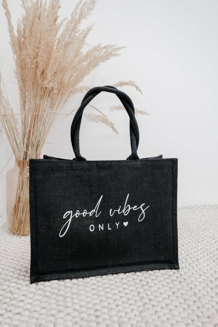 Jutetasche "good vibes only" - Jellies Design