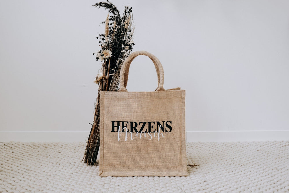 personalisierte Jute für Lieblings und Herzensmenschen - Jellies Design