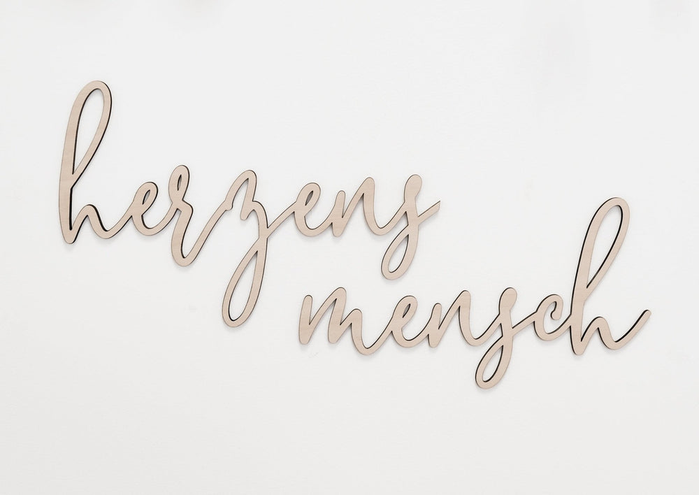 Wanddekoration "Herzensmensch" - Jellies Design