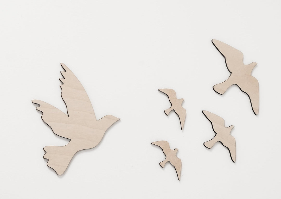 Wanddeko Zugvögel aus Holz - Jellies Design