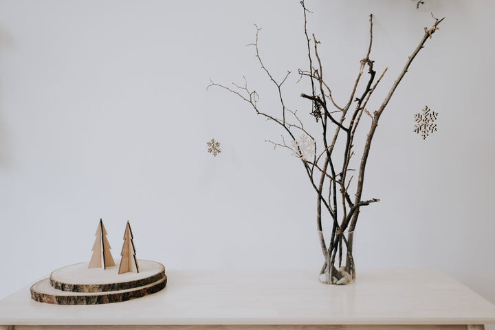 Weihnachtsbaumschmuck Schneeflocke im skandinavischem Stil - Jellies Design