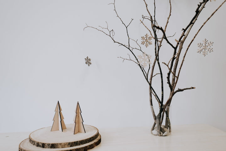 Weihnachtsbaumschmuck Schneeflocke im skandinavischem Stil - Jellies Design