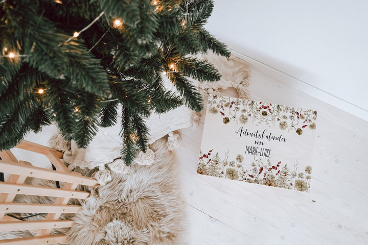 Adventskiste "Weihnachtswünsche bunt" - Jellies Design